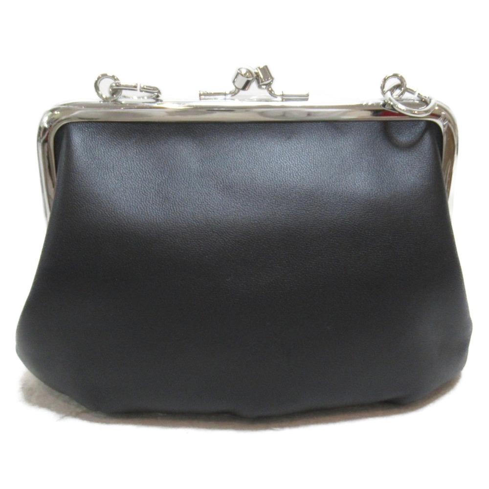 VIVIENNE WESTWOOD GRANNY Mini Shoulder Bag Black leather 52020003L001LN403 - Picture 2 of 7
